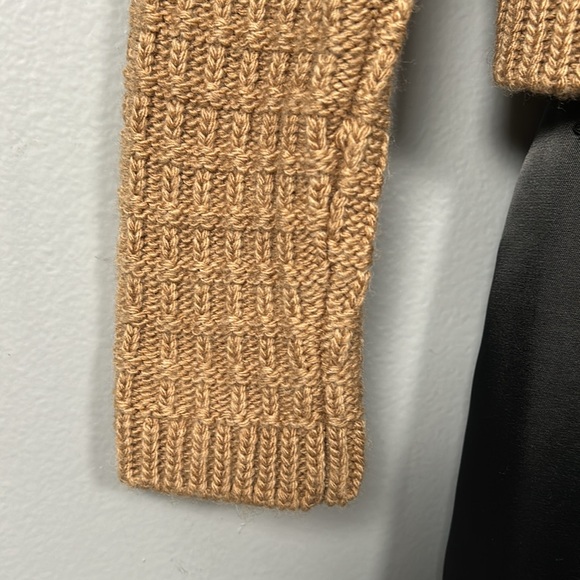 Mango Knit Cardigan Tweed Crop Gold Buttons size XS - Picture 7 of 12